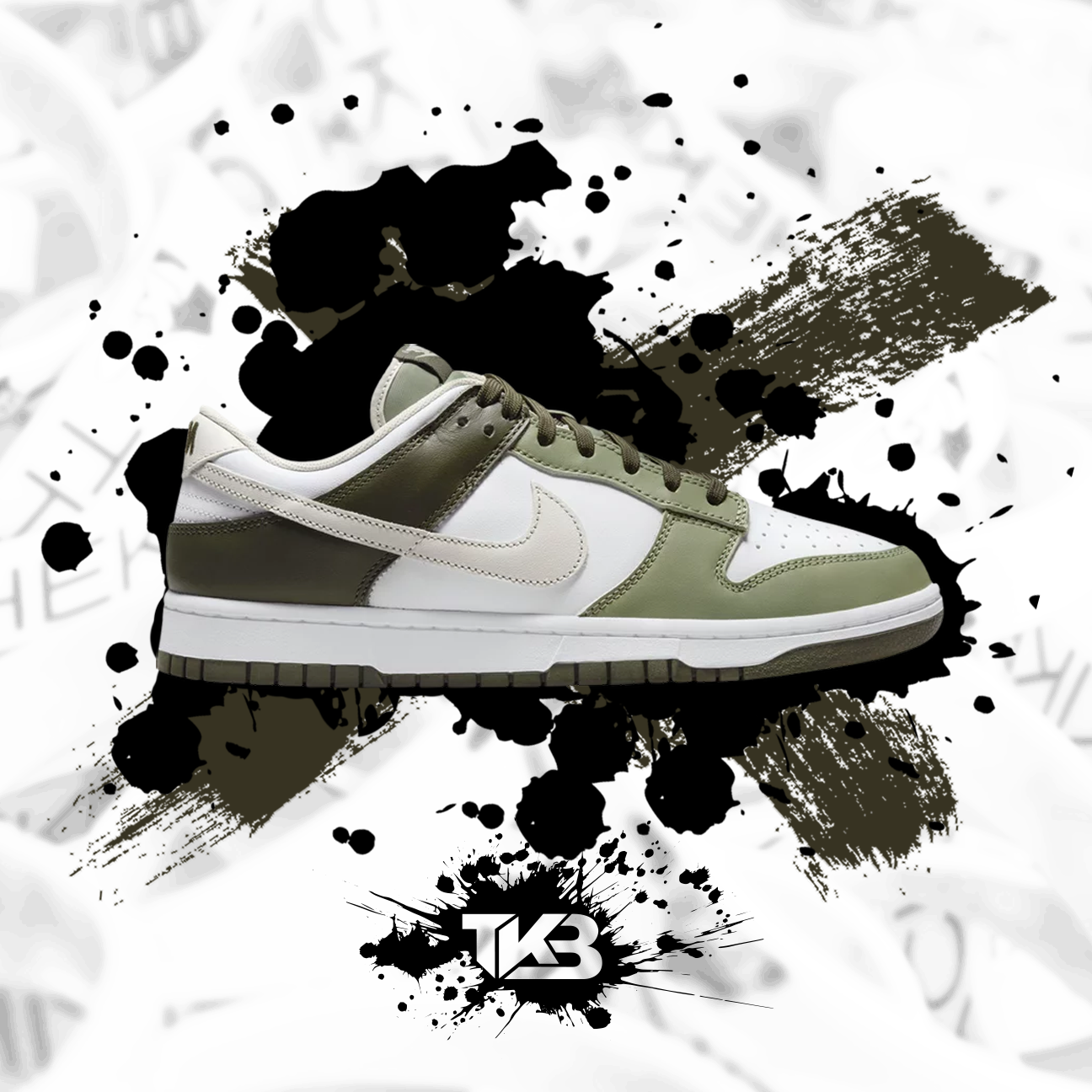 Oil Green Dunk Low's