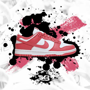 Pink Dunk Low's