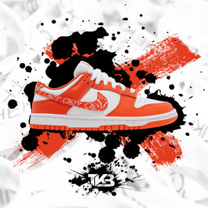 Orange Paisley Dunk Low